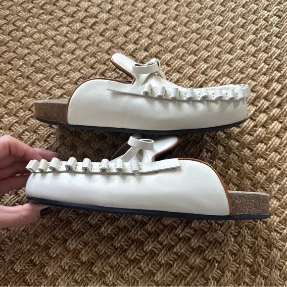 JW Anderson Ribbon Bow Mules Off White size 37/7 - See Description - Picture 5 of 13